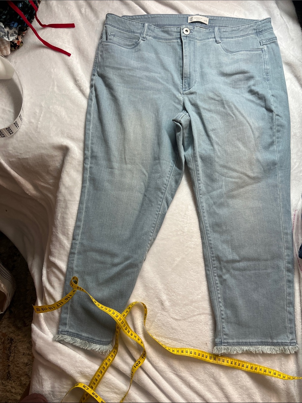 J. Jill Light Blue Cropped Ankle Jeans #2017
